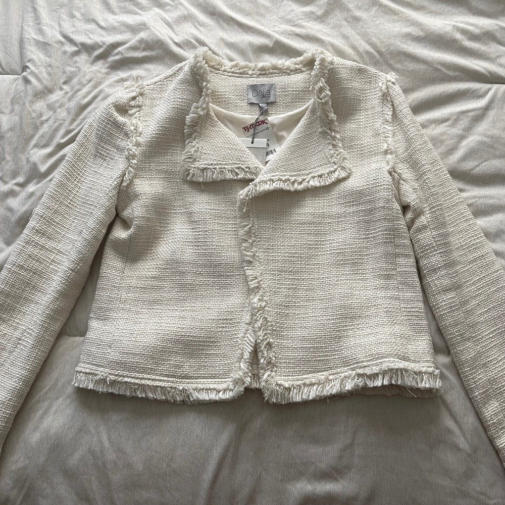 Tweed Knit Blazer